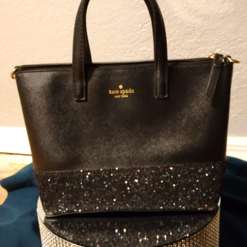 Kate Spade Ina Greta Court Glitter Satchel